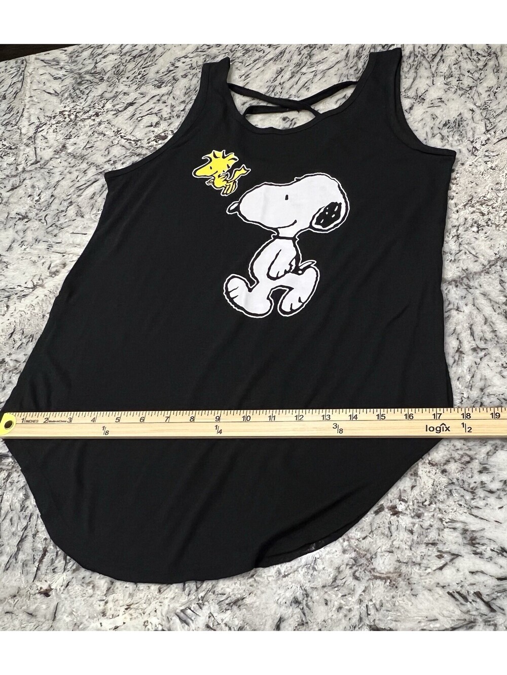 Peanuts SNOOPY & WOODSTOCK 2018 Tank Top LADIES SIZE M 7/9 - Picture 8 of 8